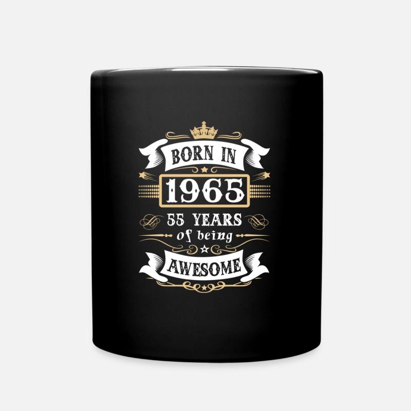 55e anniversaire - Mug uni - noir