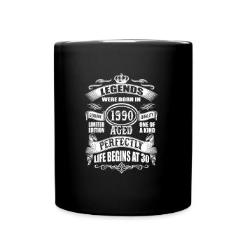 30th birthday - Full Colour Mug - black - Front