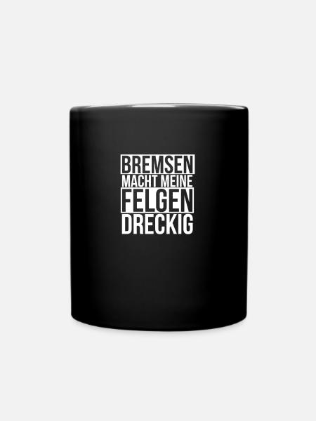 Auto - Tasse einfarbig - Schwarz