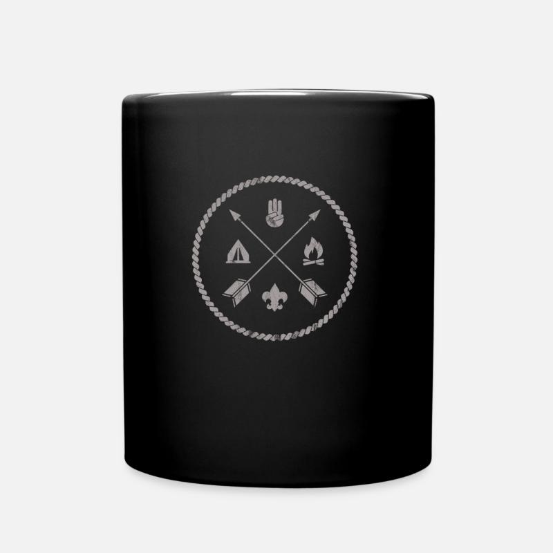 scout - Mug uni - noir