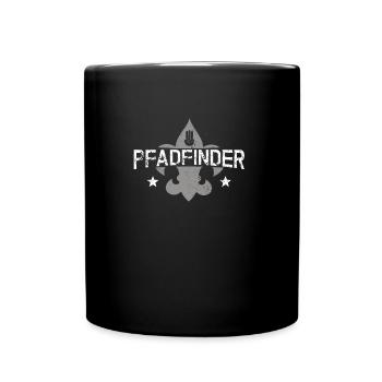 Pfadfinder - Tasse einfarbig - Schwarz - Vorne