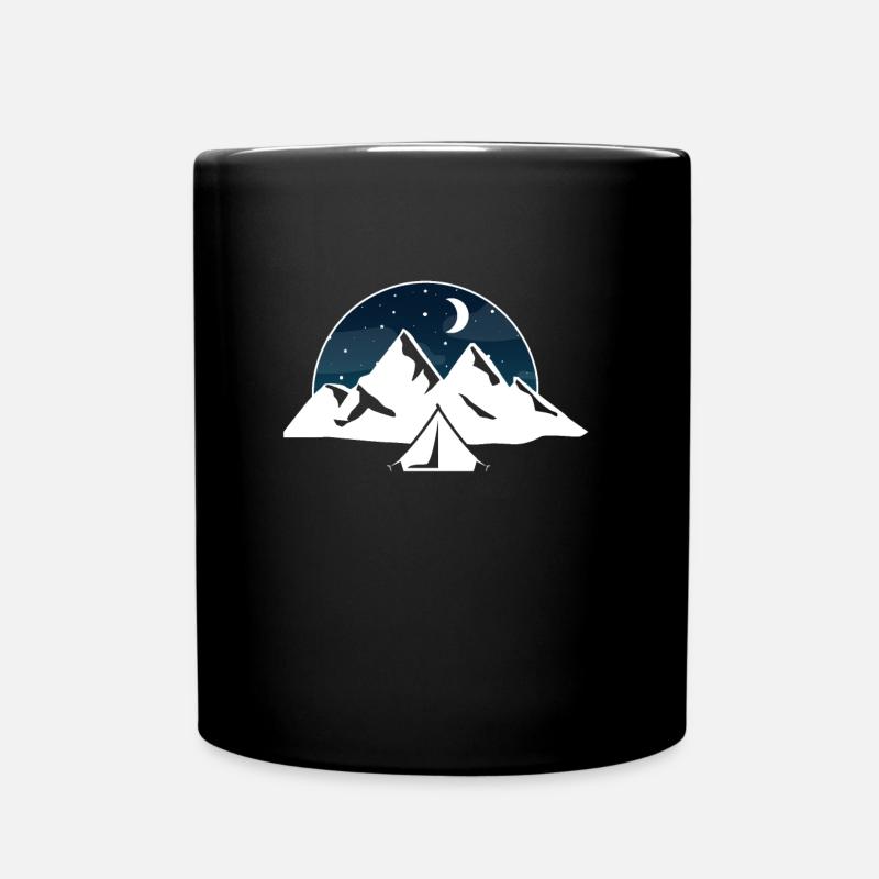 camping - Full Colour Mug - black
