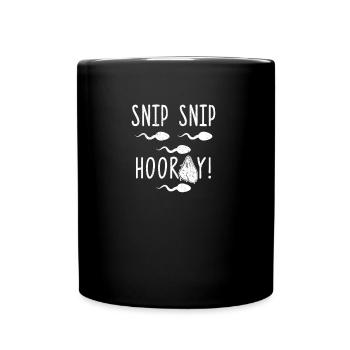 Vasectomie Stérilisation Cadeaux T-shirt - Mug uni - noir - Devant