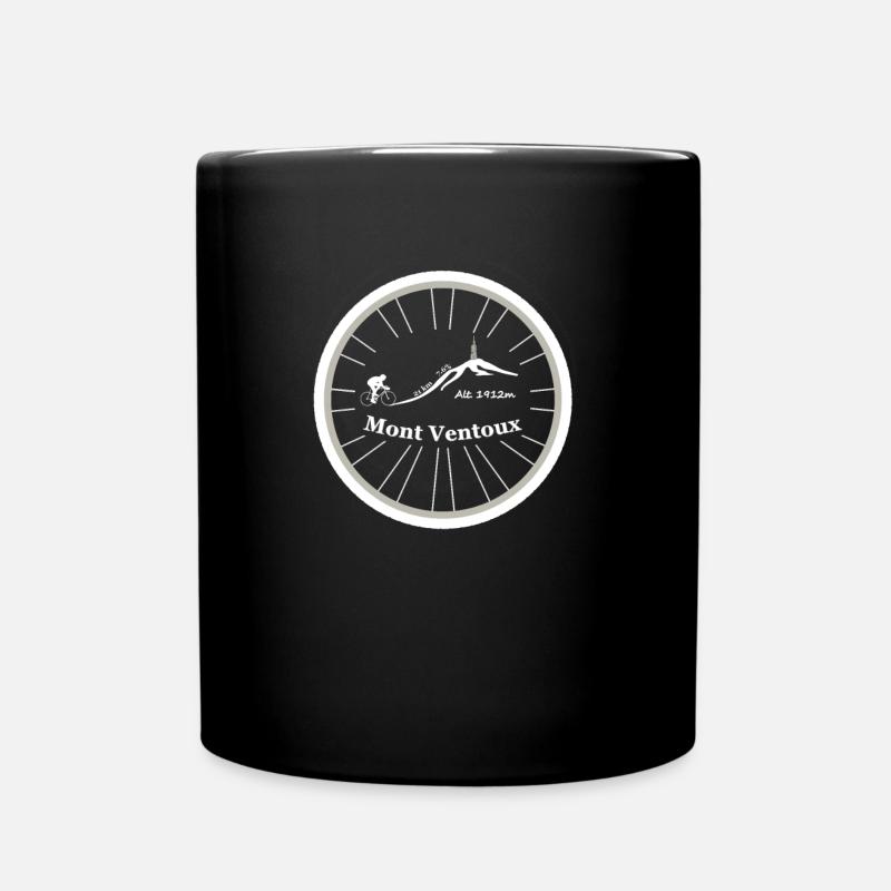 Mont Ventoux - Tasse einfarbig - Schwarz