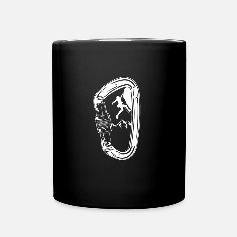 Escalade de montagnes grimpantes - Mug uni - noir