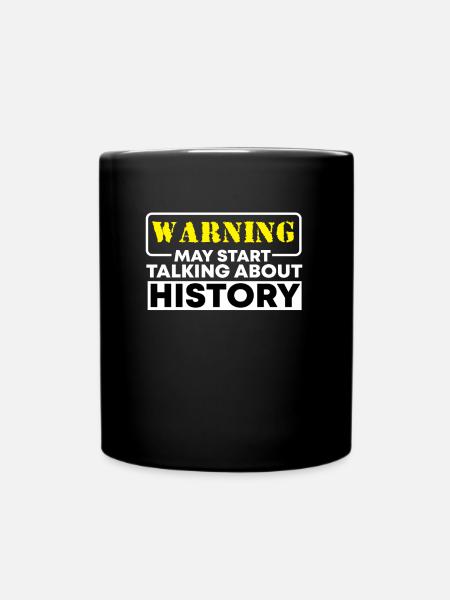 Historiker Geschichte - Tasse einfarbig - Schwarz