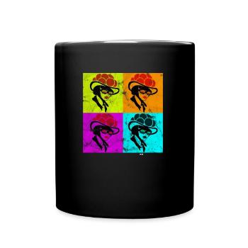 Black Forest girls gift for girls Bollenhut - Full Colour Mug - black - Front