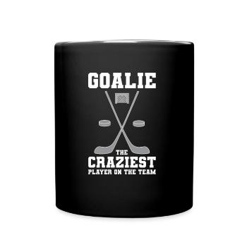 Ice hockey goalkeeper - Full Colour Mug - black - Front