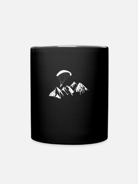 Montagnes de parapente - Mug uni - noir