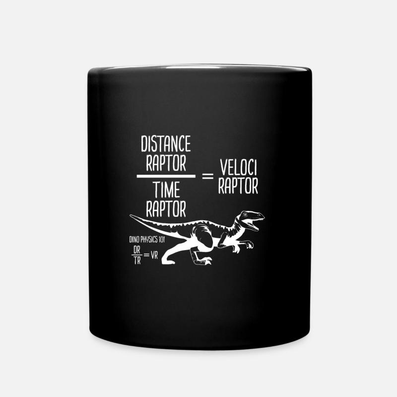Humour scientifique Velociraptor - Mug uni - noir