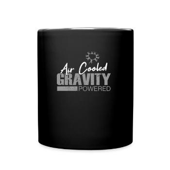 Parachutiste parachutiste - Mug uni - noir - Devant