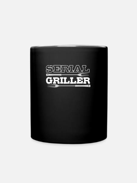 Barbecue Serial Griller - Tasse einfarbig - Schwarz