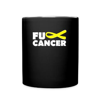 Fuck Cancer - Full Colour Mug - black - Front