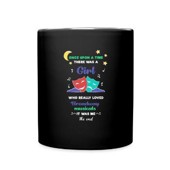 Broadway Musical Fan - Full Colour Mug - black - Front