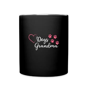 Dogs Grandma - Full Colour Mug - black - Front