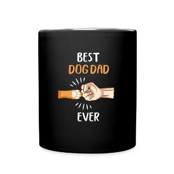 Best Dog Dad Ever Best Dogs Daddy Father Dog - Full Colour Mug - black - Front