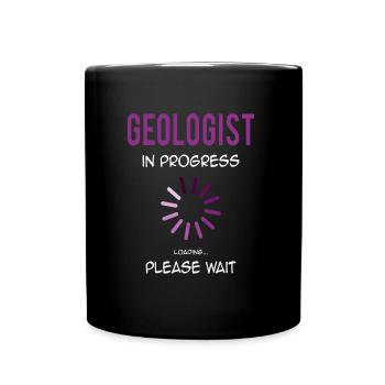 Étudiant en géologie - Mug uni - noir - Devant