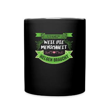Heilerziehungspfleger Heilerziehungspflege Spruch - Tasse einfarbig - Schwarz - Vorne