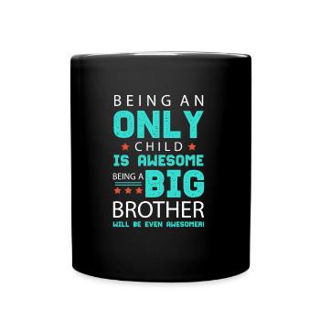 Être un grand frère est une chose géniale - Mug uni - noir - Devant