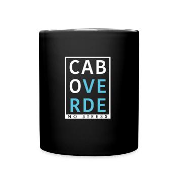 Cape Verde Cabo Verde No Stress Design - Full Colour Mug - black - Front