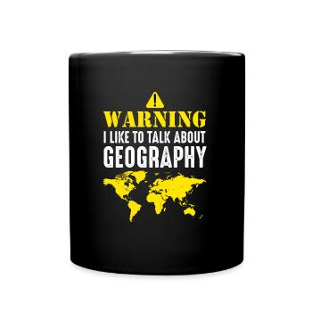 Geographer geography - Full Colour Mug - black - Front
