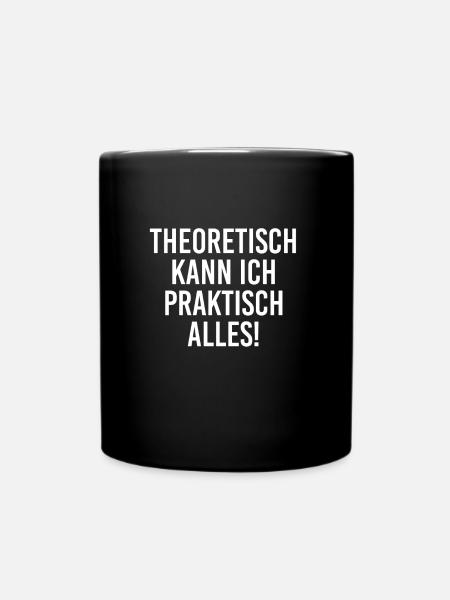 Lustig - Tasse einfarbig - Schwarz