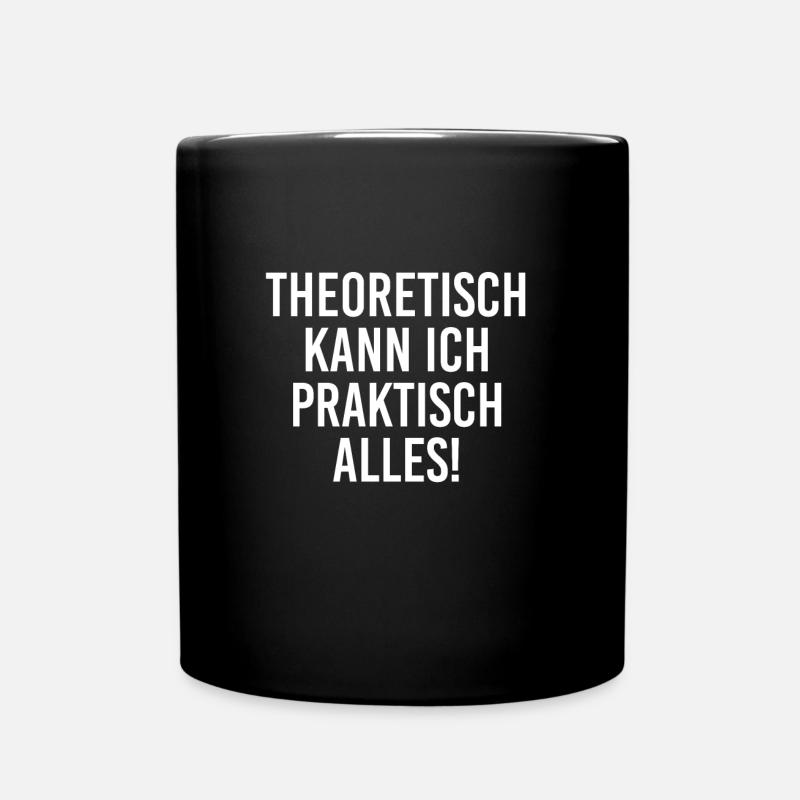 Lustig - Tasse einfarbig - Schwarz