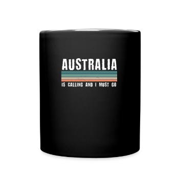 Australia - Full Colour Mug - black - Front