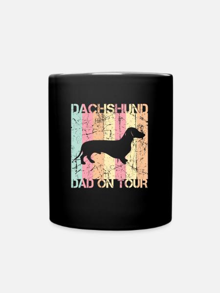 Dachshund Dachshund saying gift - Full Colour Mug - black
