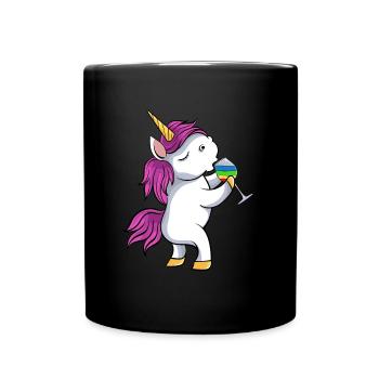 Funny Beer Unicorn Funny Beer Unicorn Party JGA - Mug uni - noir - Devant