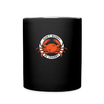 Don`t worry - Tasse einfarbig - Schwarz - Vorne