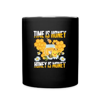 Imker Honig Spruch Bienen Geschenk - Tasse einfarbig - Schwarz - Vorne