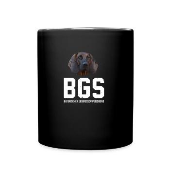 Jagd Jäger Evolution Hirsch Waidmann Lustig Spruch - Tasse einfarbig - Schwarz - Vorne