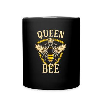 Reine des abeilles - cadeau TShirt apiculteur abeilles - Mug uni - noir - Devant