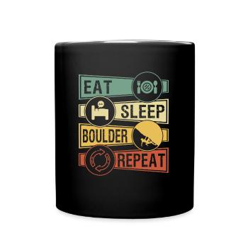 Bouldering - Full Colour Mug - black - Front