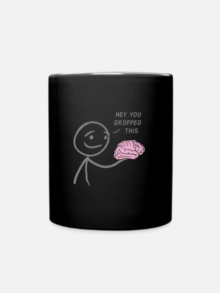 Hey tu as laissé tomber ça - Mug uni - noir
