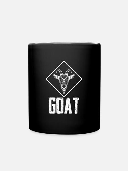 Chèvre chèvres billy chèvre berger agriculteur - Mug uni - noir