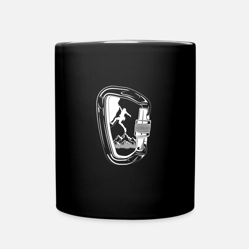 Mousqueton mousqueton grimpant - Mug uni - noir
