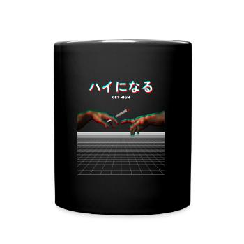 Vaporwave Création Adams Joint Get High 420 - Mug uni - noir - Devant