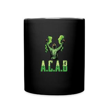 Fireworks are not a crime of Pyro Ultras - Full Colour Mug - black - Front
