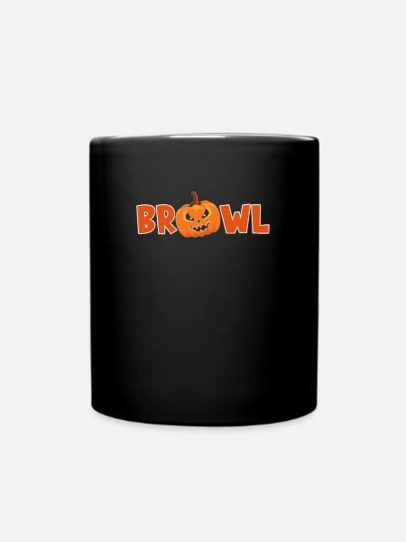 Brawl Halloween Pumpkin Pumpkin Gamer Gamer Gamer - Mug uni - noir