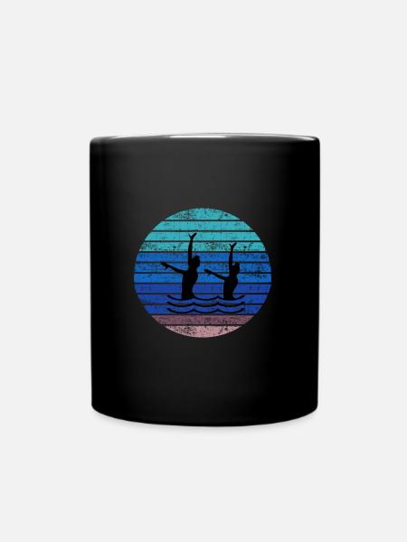 Filles artistiques de natation synchronisée - Mug uni - noir