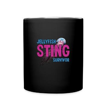 Jellyfish costume funny cnidarians jellyfish - Full Colour Mug - black - Front