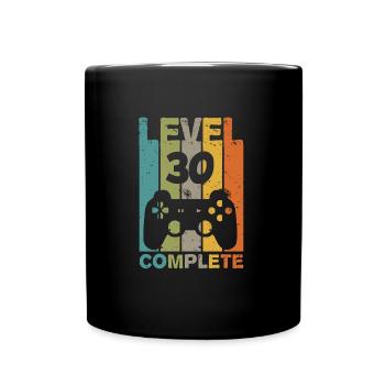 Nerd gamer dont level gaming geek gamen woman man - Full Colour Mug - black - Front