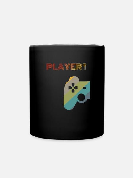 Nerd gamer ne pas niveler le jeu geek gamen femme homme - Mug uni - noir