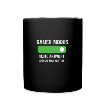 Gaming Gaming Gaming Gaming Gaming Gaming Gaming - Tasse einfarbig - Schwarz - Vorne