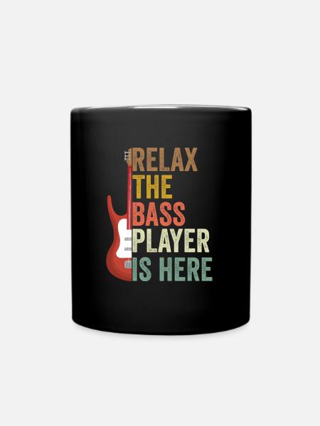 Bassiste bassiste bassiste guitariste disant drôle - Mug uni - noir