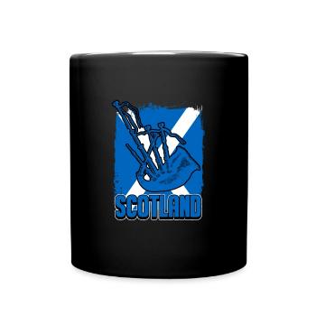 Cornemuse Ecosse Highland Ecossais Moyen Âge - Mug uni - noir - Devant