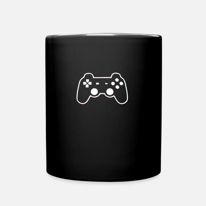 Controller Gamer Design Konsolen Spieler - Tasse einfarbig - Schwarz