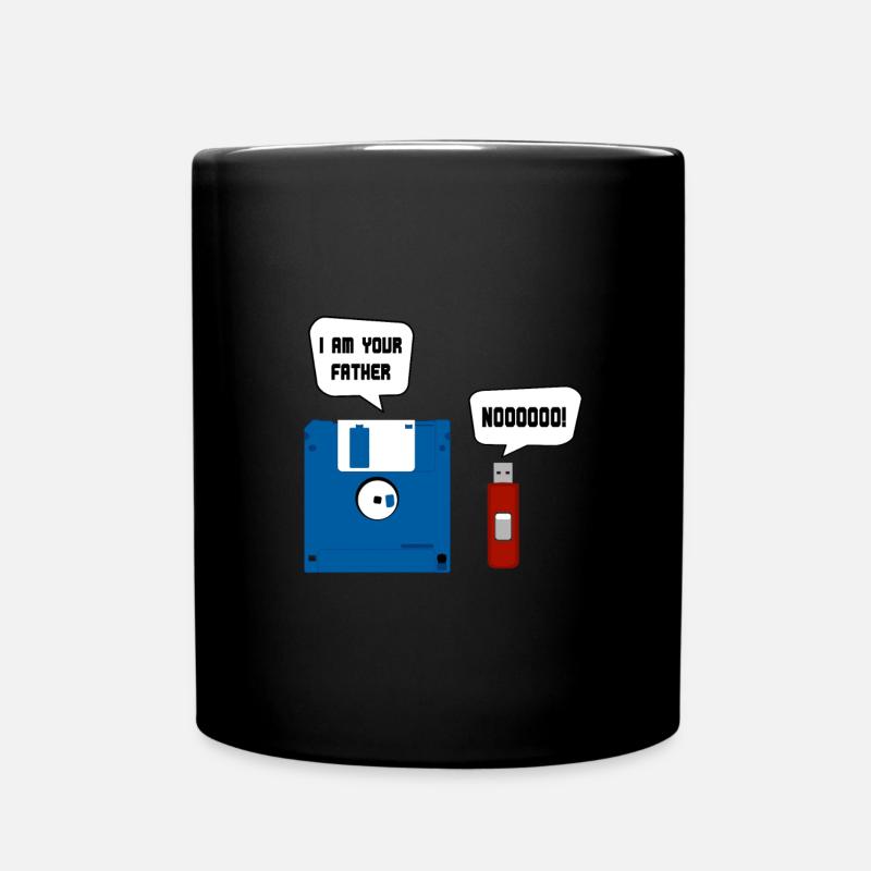 Lustige Diskette USB Stick - I Am Your Father - Tasse einfarbig - Schwarz